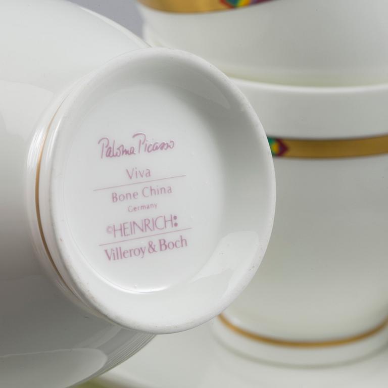 A Villeroy & Boch "Vivia" dinner service.(50).