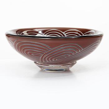 Ingeborg Lundin, Bowl, “Ariel”, Orrefors.