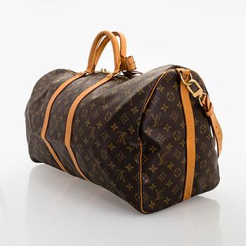 Louis Vuitton, viikonloppulaukku, "Keepall 55 Bandoulière".