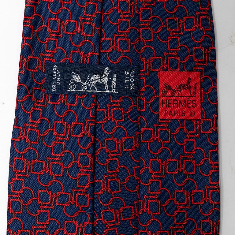 Hermès, ties, 3 pcs.