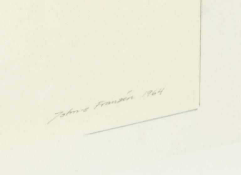 John-E Franzén, Seated Model.