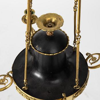 A Empire chandelier, first half of the 19th century.