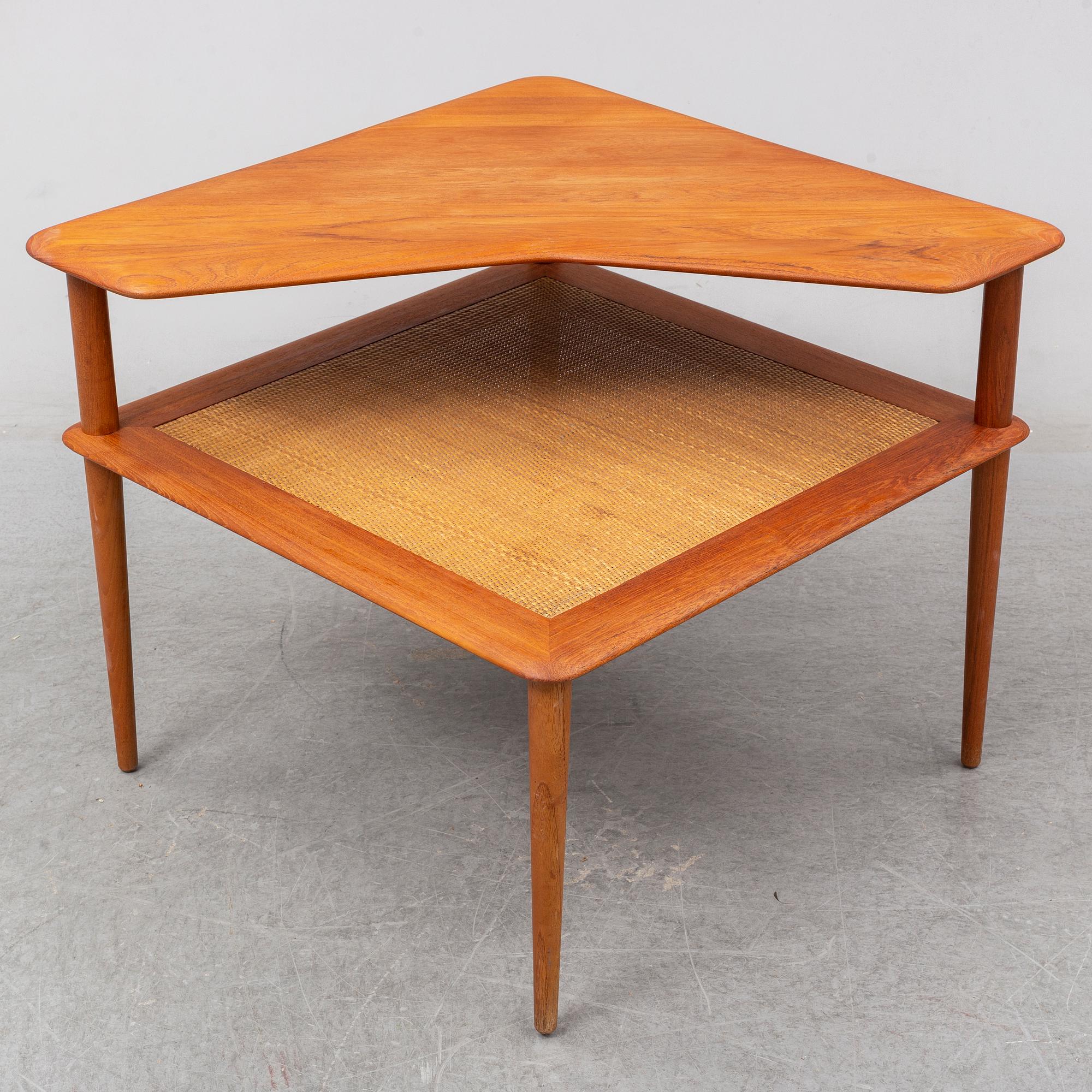 PETER HVIDT & ORLA MØLGAARD NIELSEN, a 'Minerva' teak table, France & Son.