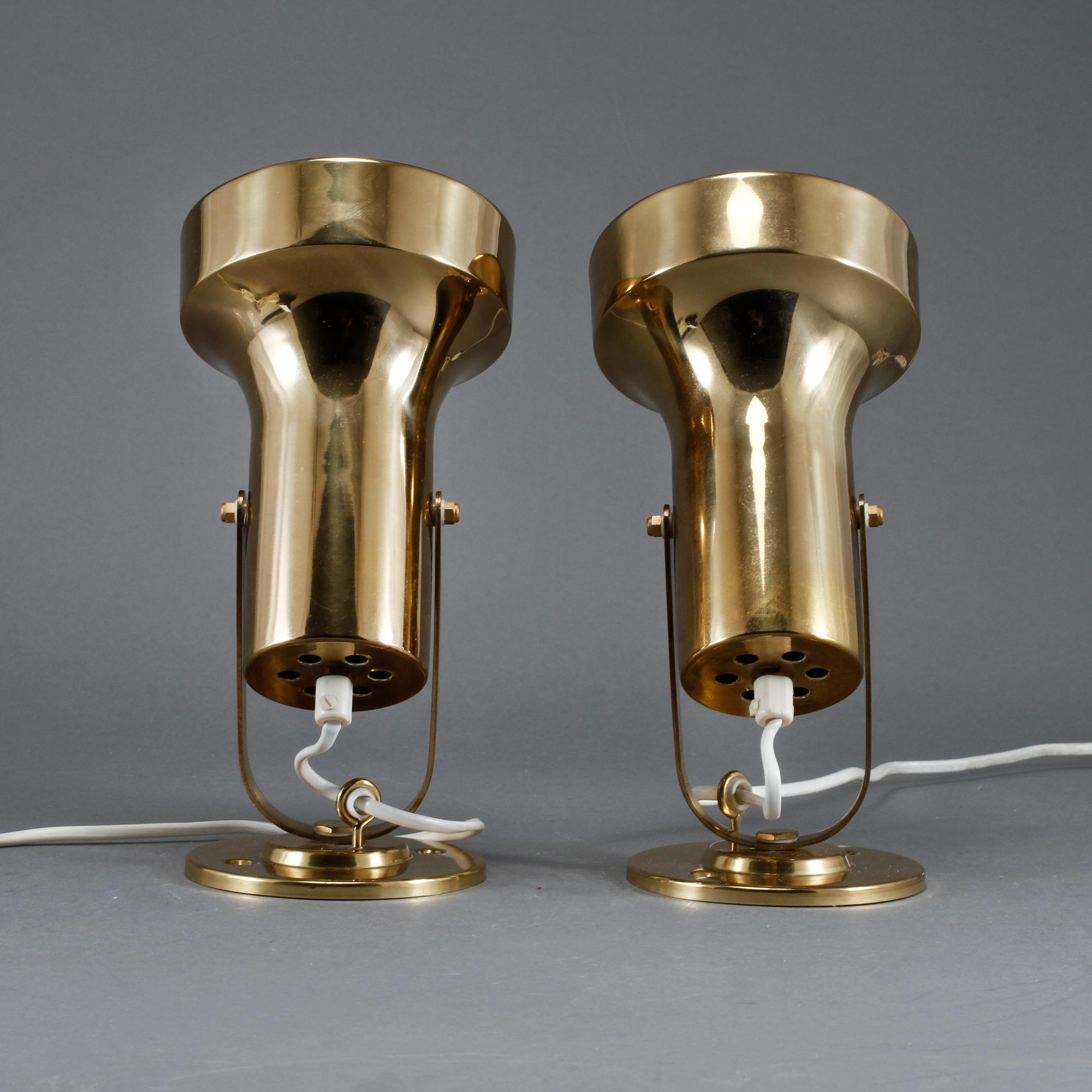 VÄGGLAMPOR, ett par, Aneta, Växjö, 1900-talets andra hälft.