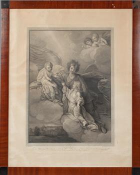 Robert Strange · ROBERT STRANGE, efter, kopparstick, 1800-tal.