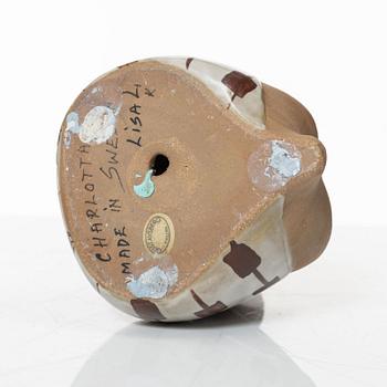 Lisa Larson, figurin, stengods, "Charlotta", Gustavsberg.