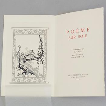 MAI TRUNG THỨ, portfolio with 8 lithographs on silk, signed and stamped by the artist,  published in 1961, 463/523.