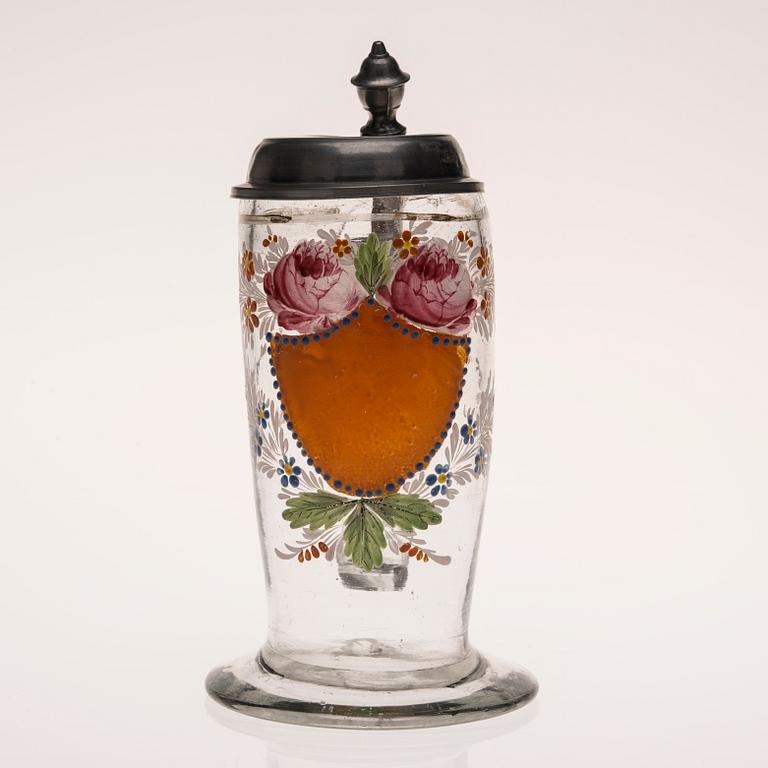 STOP, tenn och glas, Tyskland, 1800-tal.