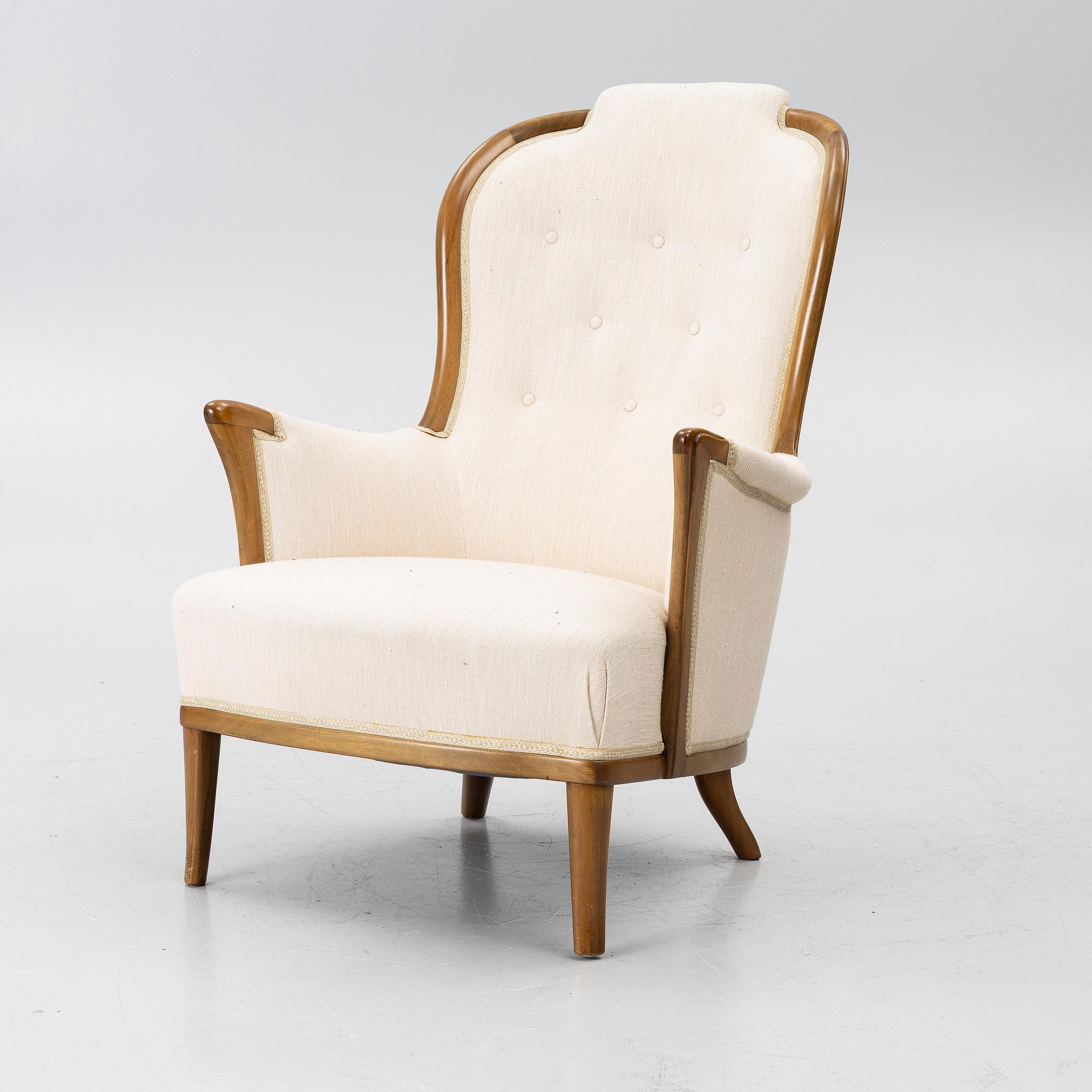 Carl Malmsten, armchair, “Vår Fru”.