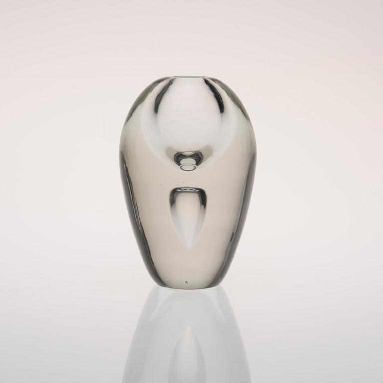 SKULPTUR, glas "Tear 3575" signerad Timo Sarpaneva, Iittala -57.