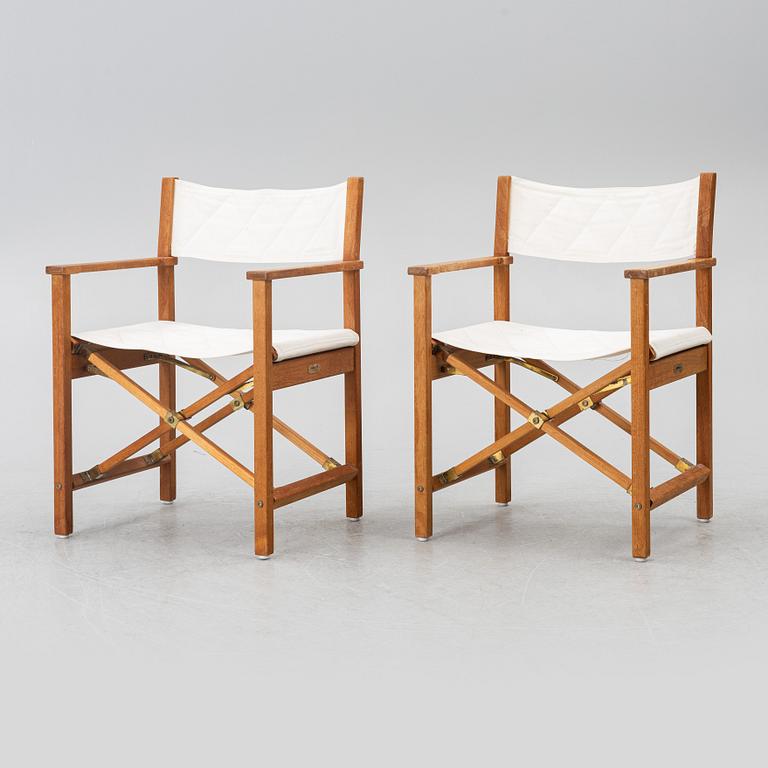 Four chairs, director's model, Kirkodan, Denmark.