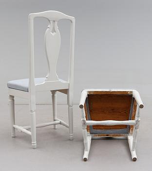 STOLAR, 4 st, gustaviansk stil, 1900-talets början.