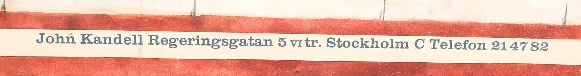 John Kandell,  blandteknik signerad och daterad 65.
