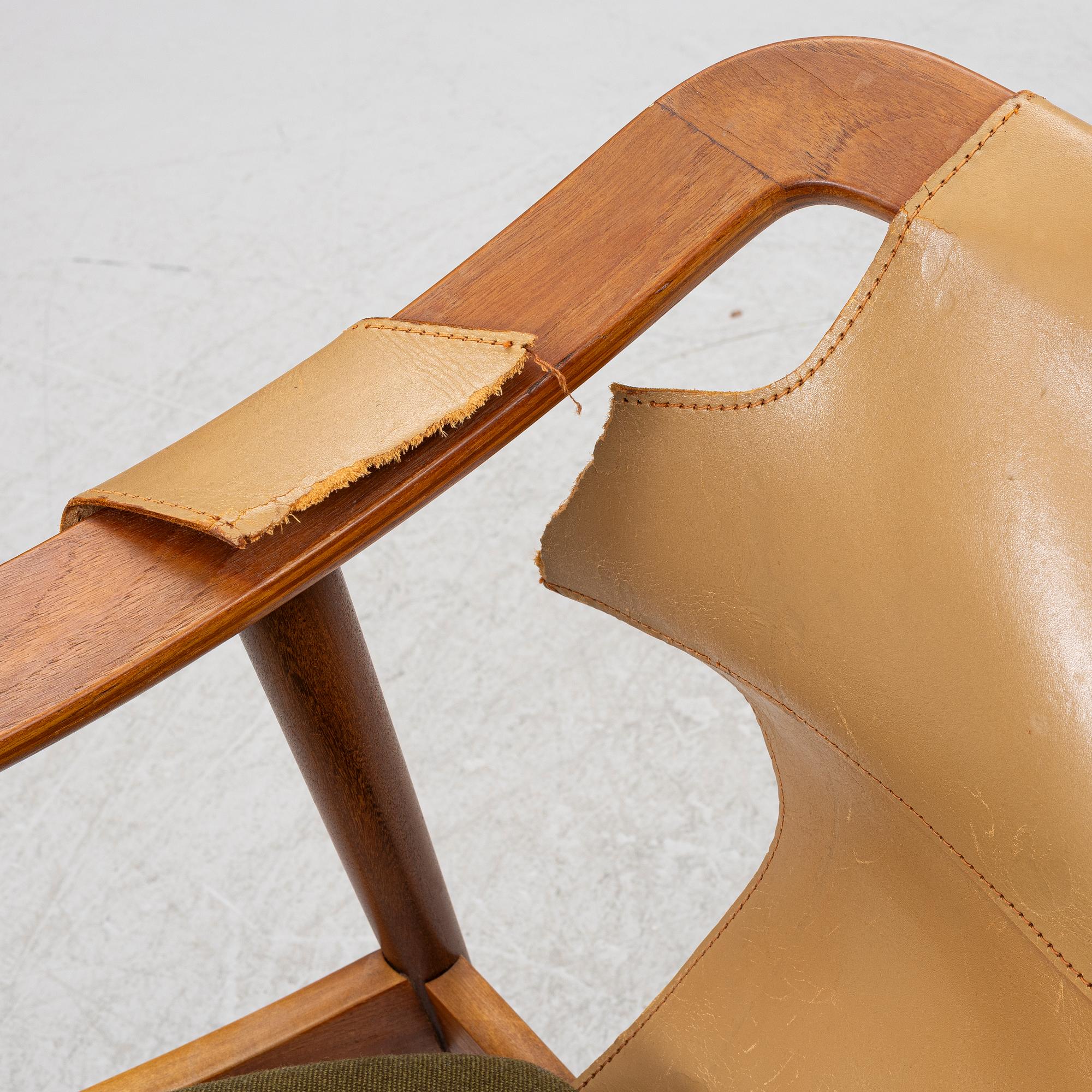 Arne Tideman Ruud, A model 3050 armchair, AS Inventar, Gjövik, 1960s.