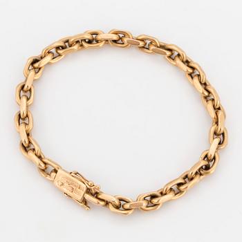 ARMBAND, 18K guld, ankarlänk.