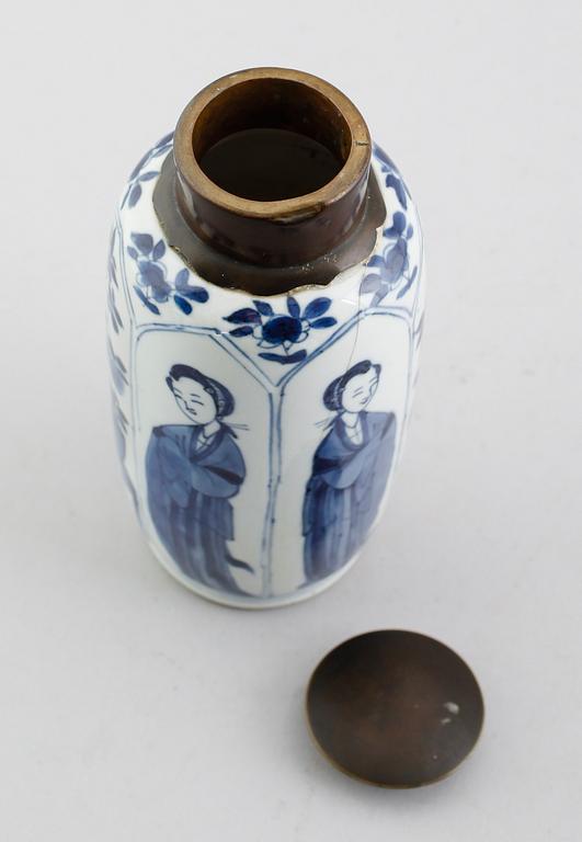 VAS, porslin, Kina, Kangxi 1662-1722.