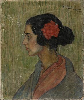 ROBERT-ADRIEN DELÉTANG, olja på duk, signerad och daterad 1922.