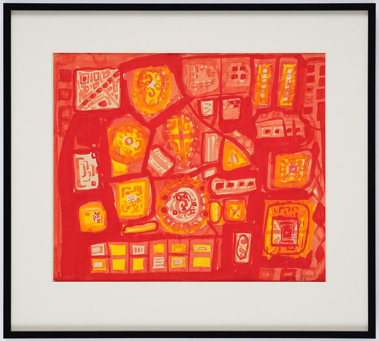 Olivier Herdies, "Röd stad I".