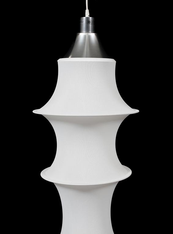 TAKLAMPA, "Falkland", Bruno Munari, Danese, Milano, Italien, formgiven 1964. Höjd ca 165 cm.