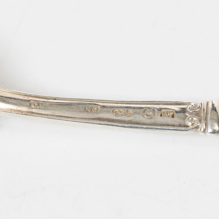 C.G. Hallberg, Cutlery, 18 pcs, silver, model "Empire", Stockholm 1918-1937.