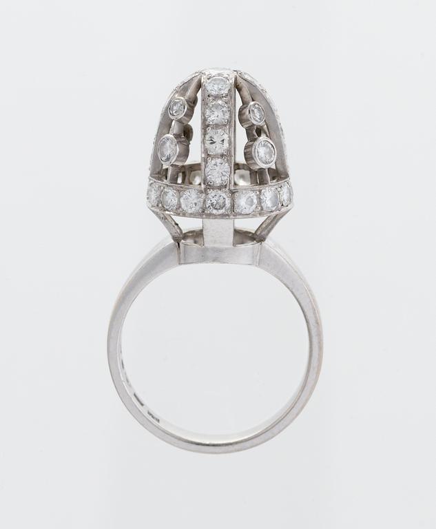 SIGURD PERSSON, ring, Furnia AB, Stockholm 1960.