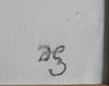 ZUHR, HUGO, olja på duk, sign. Prov; Olof Sager.