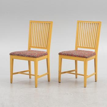 Six Leksand model chairs, second half of the 20th century.