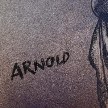HANS ARNOLD, tusch & akryl, signerad.