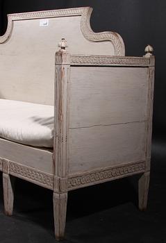 SOFFA, gustavianskt provinsarbete, 1800-talets början.