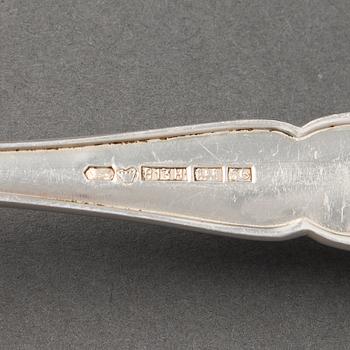 A 173-piece set of 'Chippendale' silver cutlery, Hopeakeskus, Hämeenlinna, Finland 1938-1947.