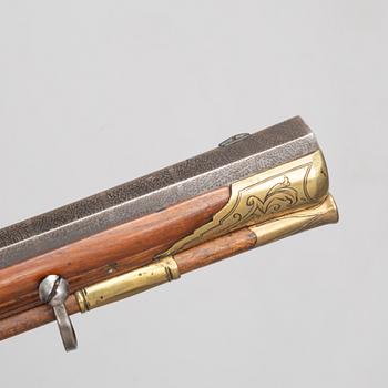 Flintlåsstudsare, signerad Caspar Lotz, Teinitz (Prag omkring år 1800).