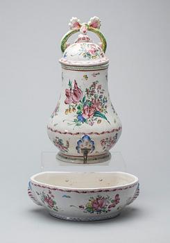 VATTENCISTERN, fajans, Frankrike, 1800-talets mitt.