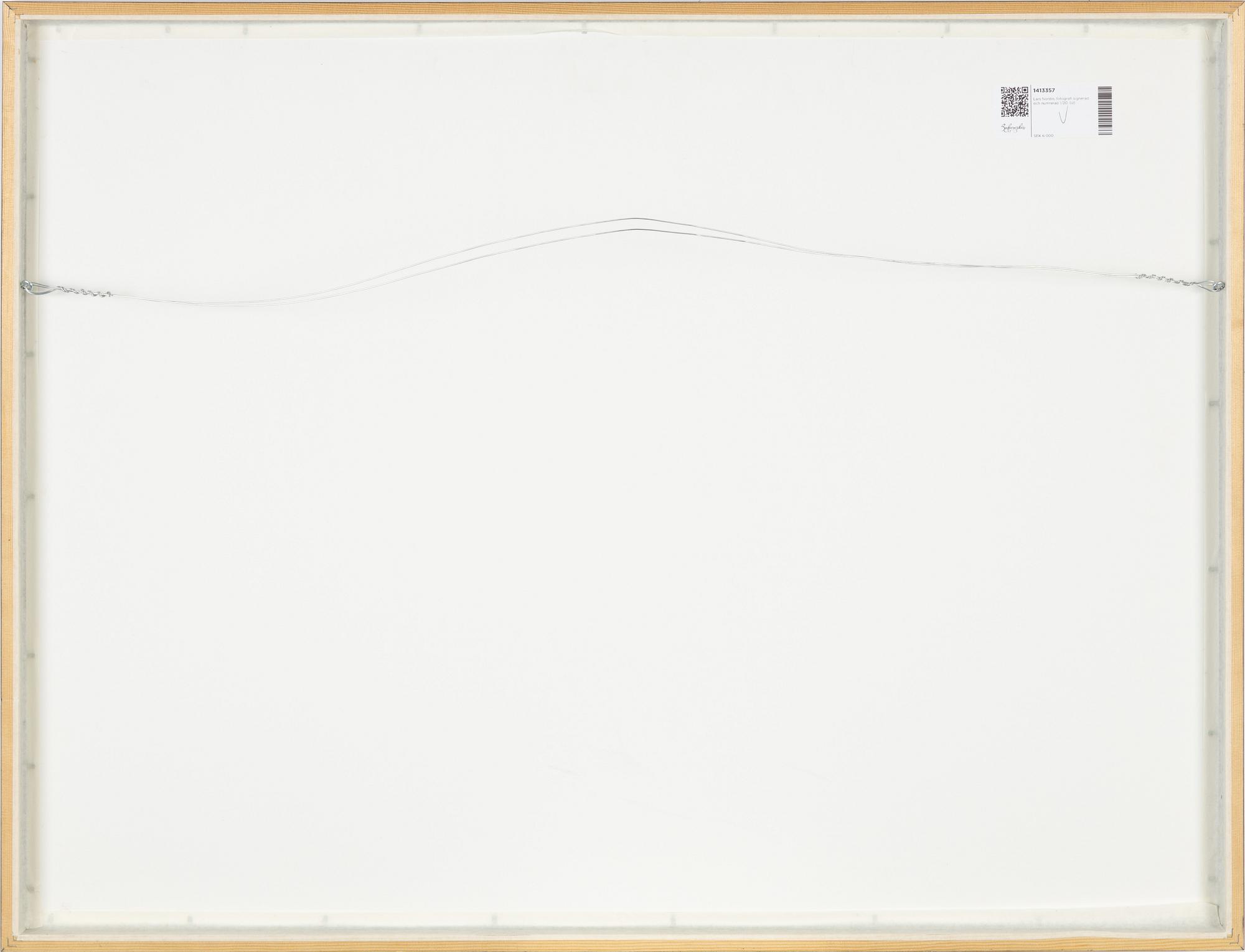 Lars Nordin, photograph signed and numbered 1/20.