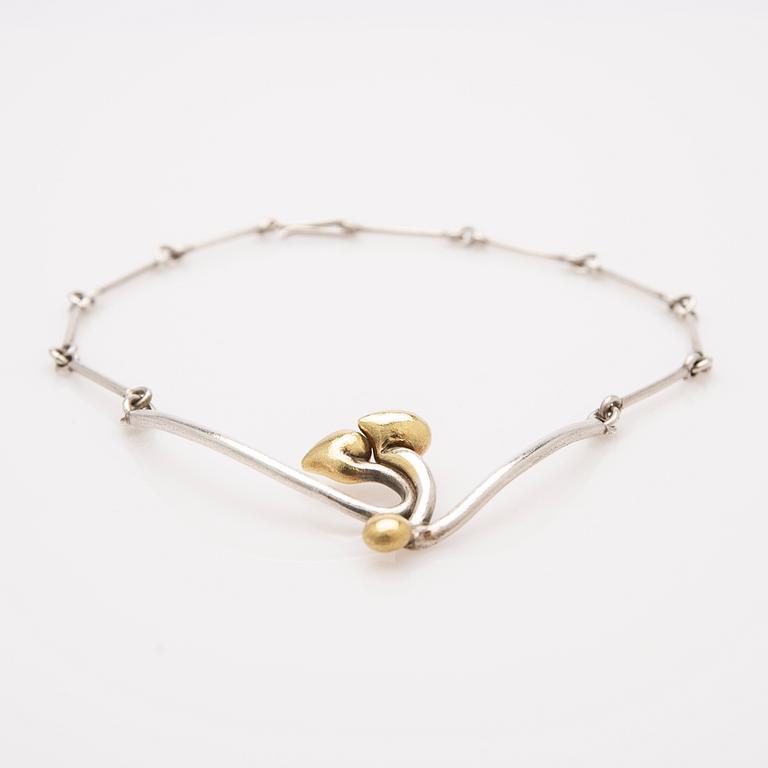 Ida Liedholm, Collier, sterlingsilver och 18k.