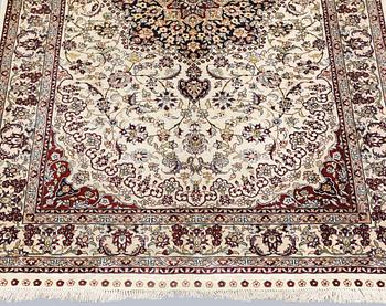 An Oriental silk rug, approx. 153 x 94 cm.