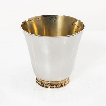 Supkoppar, 11 st, silver, MGAB, Uppsala, 1958-62.