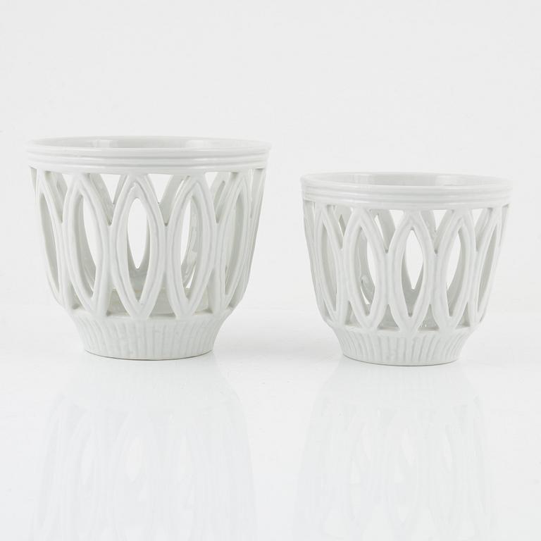 Gunnar Nylund, ytterfoder, 8 st, "Olympia", Rörstrand, 1940/50-tal.