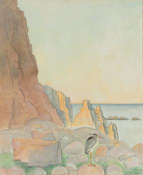 Einar Jolin, Heron at Dawn.