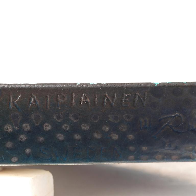 Birger Kaipiainen, a glazed ceramic dish, Rörstrand 1950's.