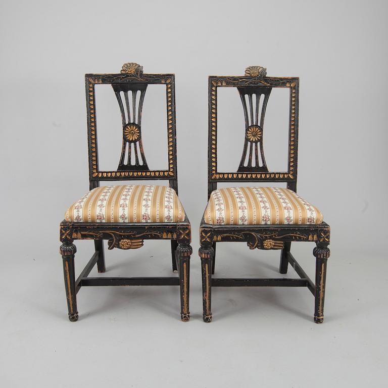 STOLAR, ett par, Lindome omkring 1800.