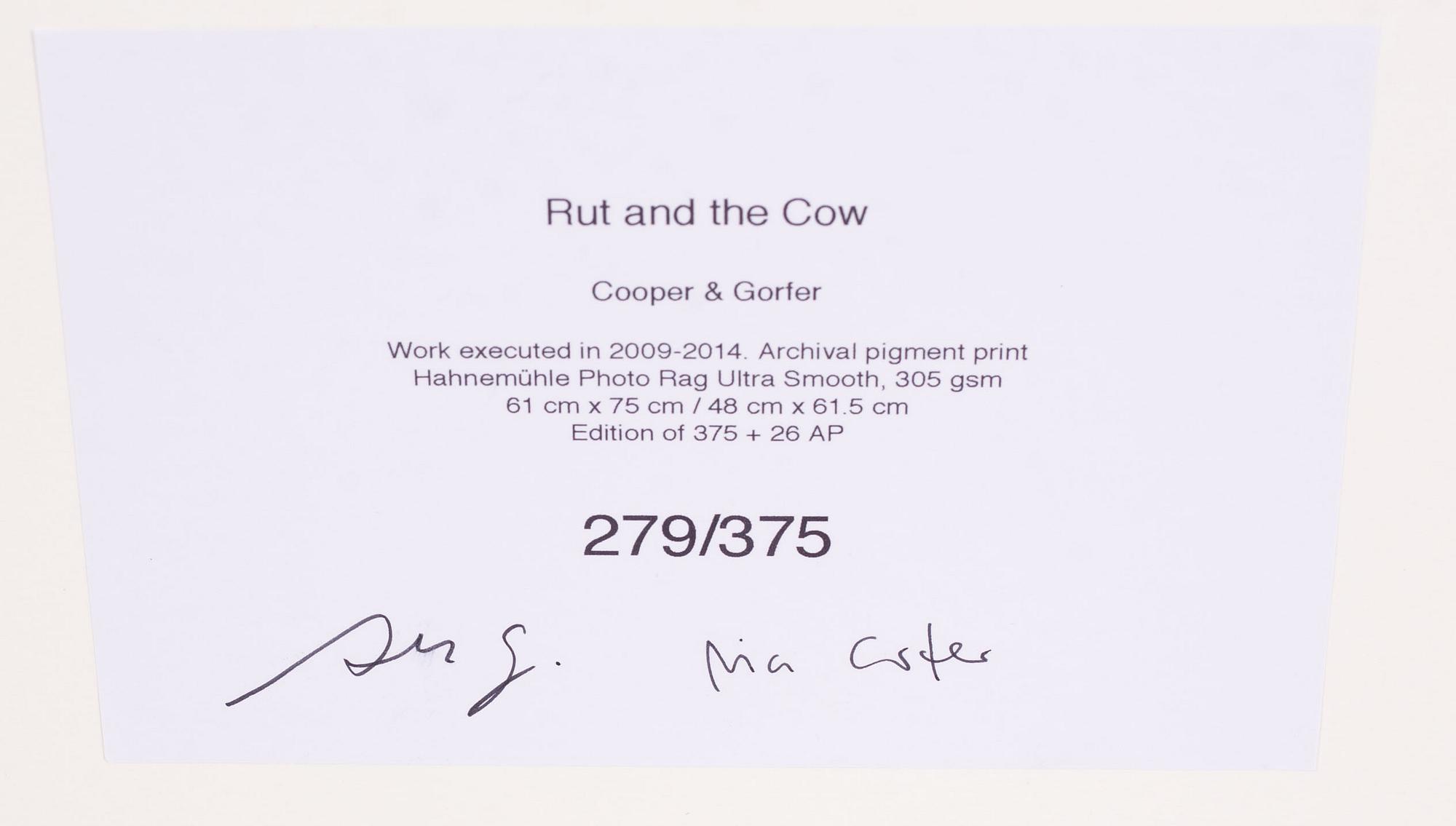 Cooper & Gorfer, "Rut and the Cow".
