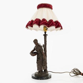 Table lamp, Central Europe, turn of the 19th/20th century.