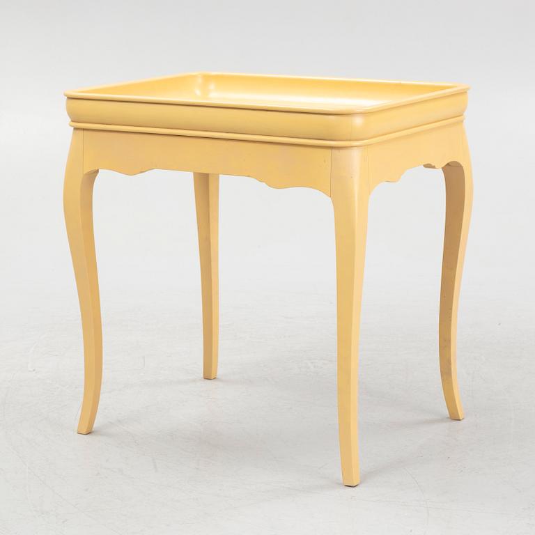 A Rococo style 'Hällestad' table, from IKEA, 1990's.