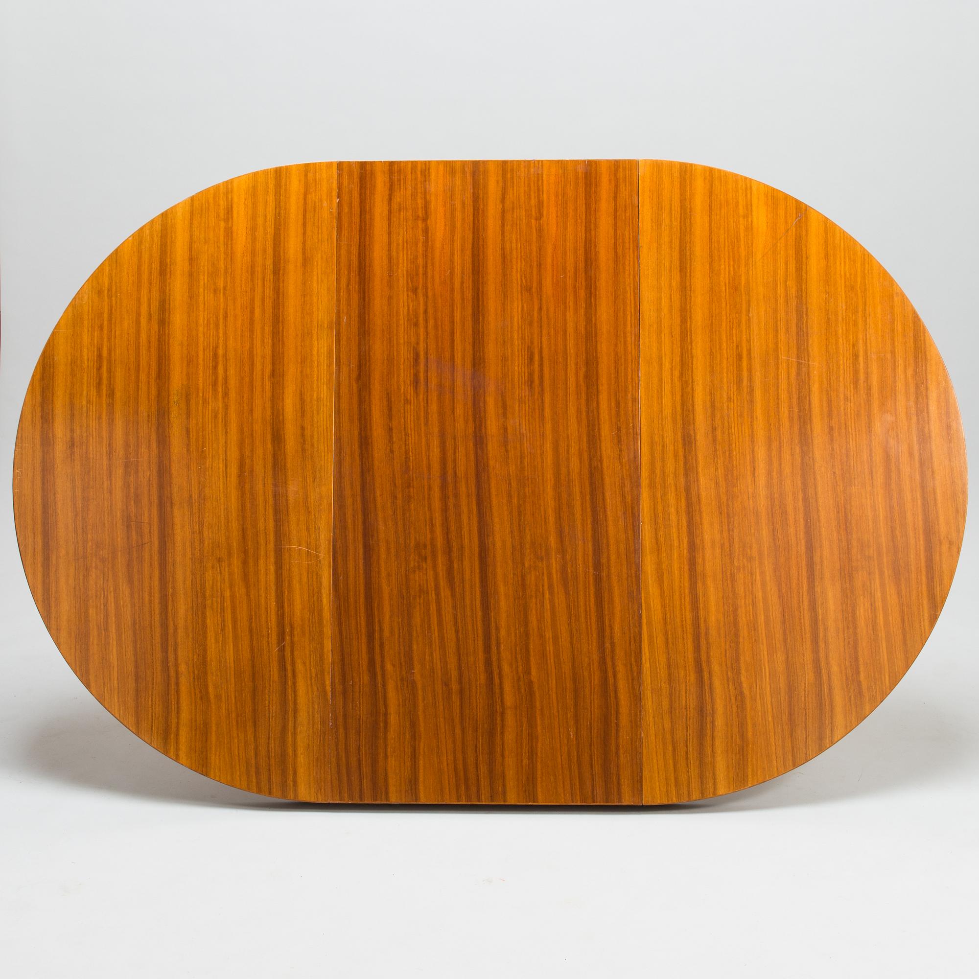 ALVAR AALTO, A 1950s dinner table, O.Y. Huonekalu- ja Rakennustyötehdas A.B., Finland.