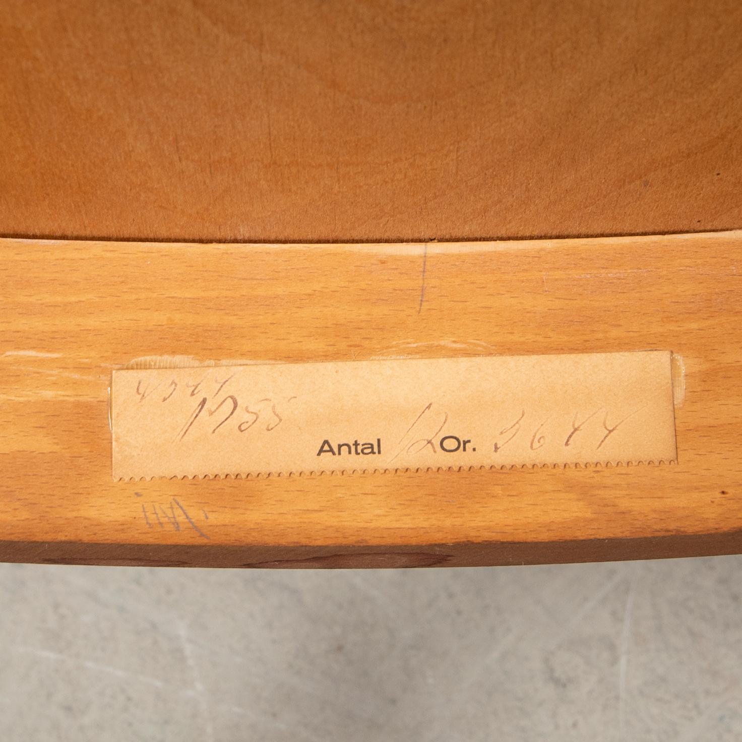 Ole Wanscher, chair, model 1755, Fritz Hansen, Denmark, 1946.