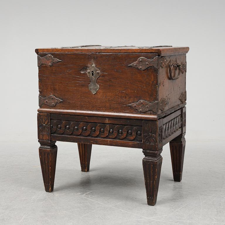 A chest and stand, 19th-20th century.