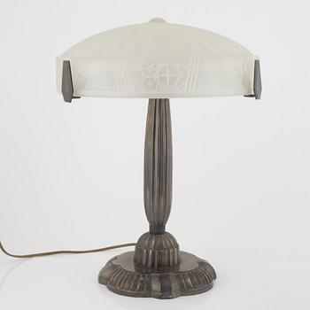 A Pair of Art Déco-Style Table Lamps, mid 20th Century.