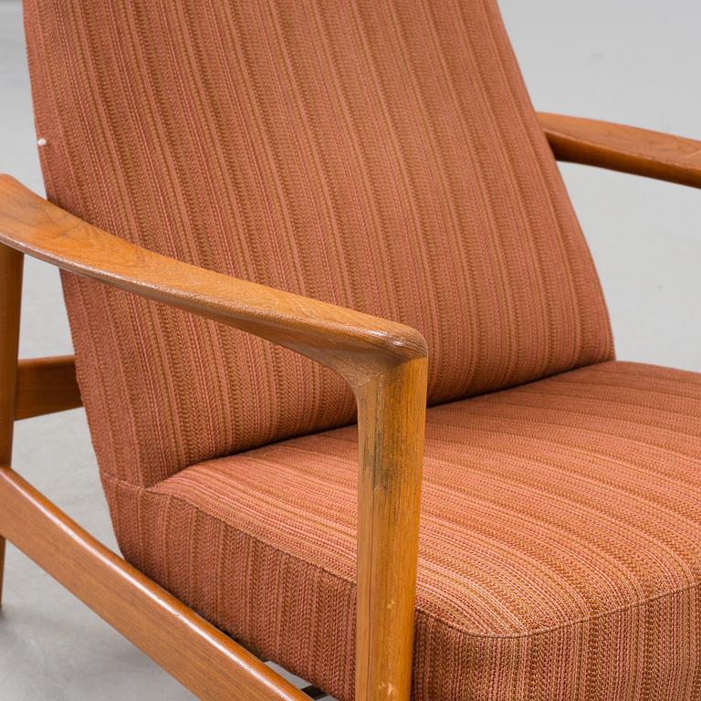 A 1950/60 lounge chair "Siesta" by Folke Ohlsson for Dux.