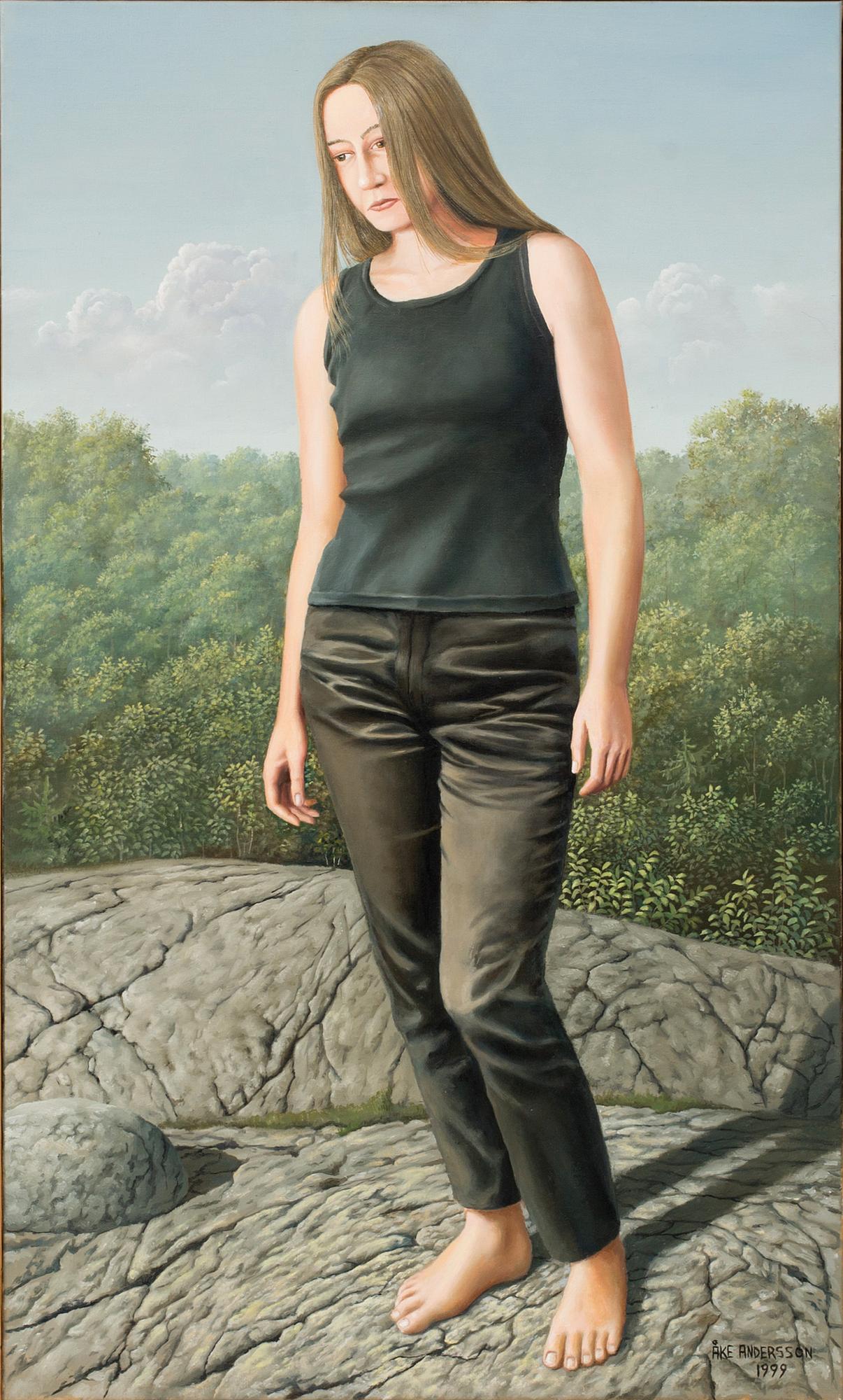 ÅKE ANDERSSON, olja på duk. Signerad och daterad 1999.