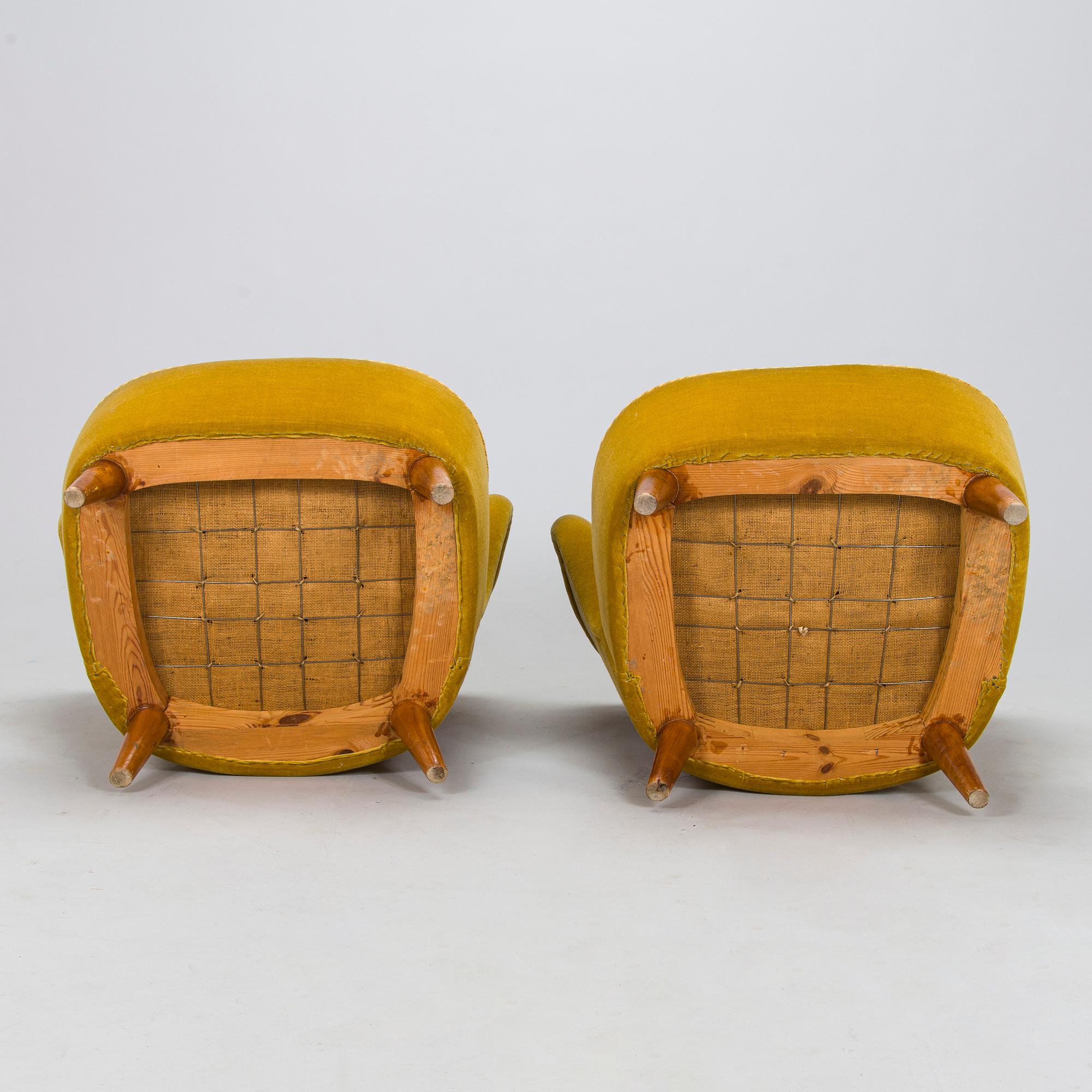 Nojatuolipari, 1900-luvun puoliväli.